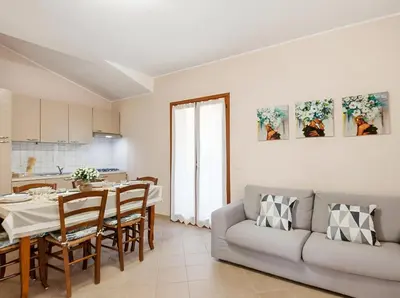 Cucina o angolo cottura di Monte Ruju Apartment by Residence Moresca