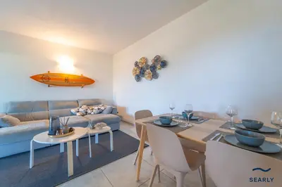 Area soggiorno di Villa Harmony by Searly