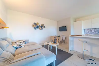 Area soggiorno di Villa Harmony by Searly