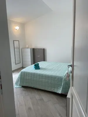 Letto o letti in una camera di Appartamento San Lorenzo