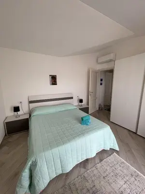 Letto o letti in una camera di Appartamento San Lorenzo