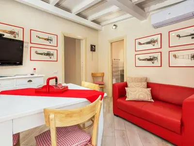 Area soggiorno di Apartment Sehr zentral in Olbia by Interhome