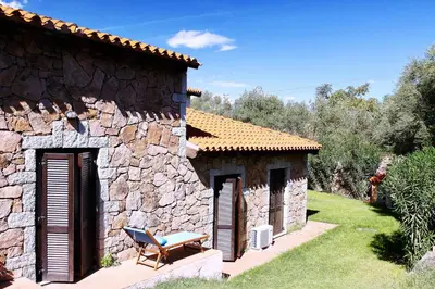 Giardino di Residence in San Teodoro just 850 mt from the beach