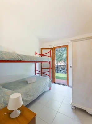 Letto o letti in una camera di Spacious house in San Teodoro