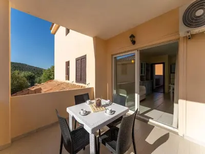 Balcone o terrazza di Relax near the beach with sea view