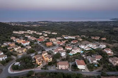 Paesaggio naturale nelle vicinanze della villa