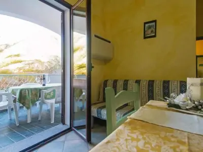 Area soggiorno di Studio in Meernähe auf Sardinien