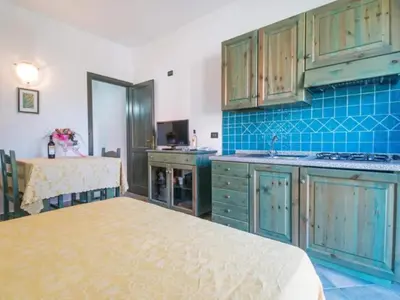 Cucina o angolo cottura di Studio in Meernähe auf Sardinien