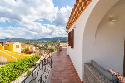 Balcone o terrazza di Villa Filomena Appartamento Con Piscina By Searly