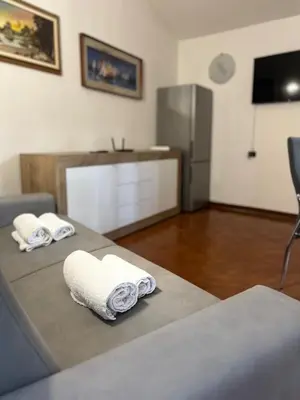TV o dispositivi per l'intrattenimento presso Apt Fronte Mare The View House