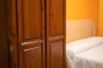 Letto o letti in una camera di Le due palme