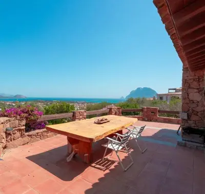 Paesaggio naturale nelle vicinanze della villa