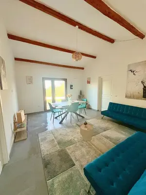 Area soggiorno di ReStazzu, a new idea of Sardinian stazzu