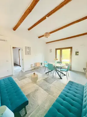Area soggiorno di ReStazzu, a new idea of Sardinian stazzu