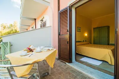 Balcone o terrazza di Hotel Gli Ontani