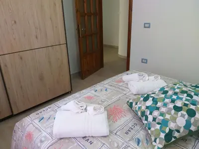 Letto o letti in una camera di Apartment Golf von Orosei - Irgoli by Interhome