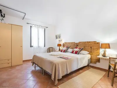 Letto o letti in una camera di Apartment Villa Sae Grecu in Orosei by Interhome