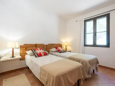 Letto o letti in una camera di Apartment Villa Sae Grecu in Orosei by Interhome
