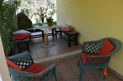 Area soggiorno di Casa vacanze Capo Comino