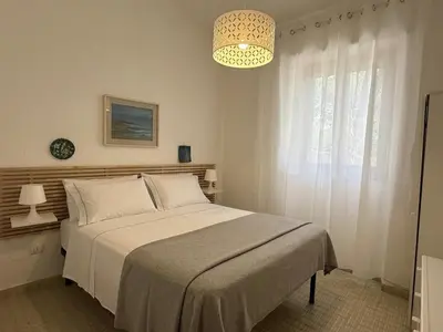 Letto o letti in una camera di Blue Horizon Villa - Villa a pochi passi dal mare