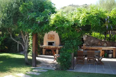 Giardino di Villa Babsy con piscina privata
