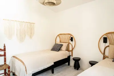Letto o letti in una camera di Casa Fuile