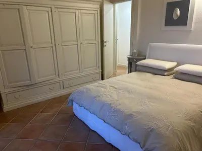 Letto o letti in una camera di la vista di molara