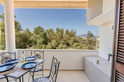 Balcone o terrazza di OlbiAmare Appartamento di Lusso