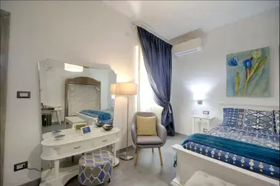Letto o letti in una camera di Casa Soufian Olbia