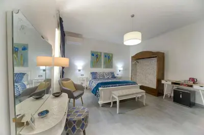 Letto o letti in una camera di Casa Soufian Olbia
