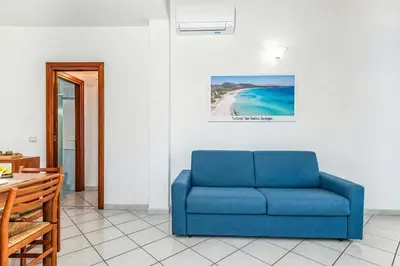 Area soggiorno di Tavolara Sea View Apartments