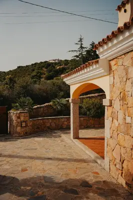 Paesaggio naturale nelle vicinanze della villa