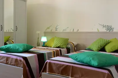 Letto o letti in una camera di Casa Vacanze Mura