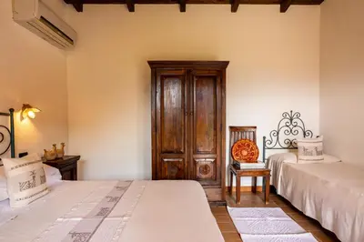 Letto o letti in una camera di Agriturismo Canales
