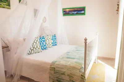 Letto o letti in una camera di Casa Danilo