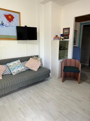 TV o dispositivi per l'intrattenimento presso appartamento al mare vicino Olbia