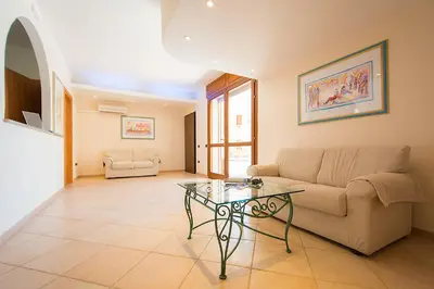 Area soggiorno di Residence Cala Viola