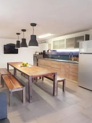 Cucina o angolo cottura di Casa del Sole Irgoli - BIKERS HOME