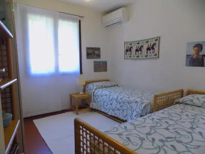 Letto o letti in una camera di Villa Romantica