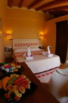 Letto o letti in una camera di Santa Maria Resort Spa & Wellness