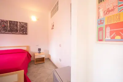 Letto o letti in una camera di Il Pepe Rosa