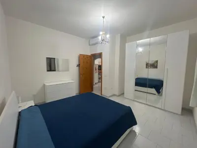 Letto o letti in una camera di Villa Maccioni