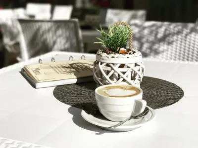 Set per la preparazione di tè e caffè presso Hotel Centrale