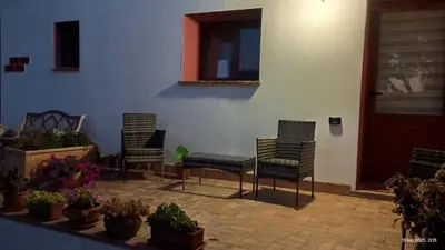 Area soggiorno di Su Saucu