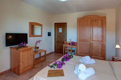 TV o dispositivi per l'intrattenimento presso I Ginepri Hotel