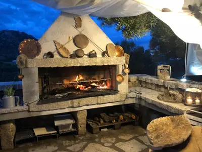 Attrezzature per barbecue disponibili per gli ospiti del bed & breakfast