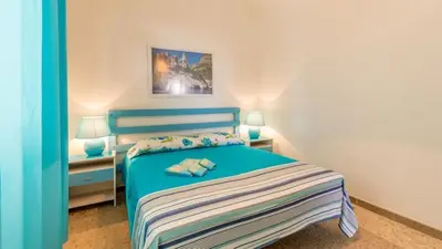 Letto o letti in una camera di Family holiday house by the sea