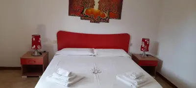 Letto o letti in una camera di Villasulizzu