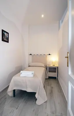 Letto o letti in una camera di Olbia Flat