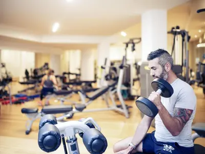 Palestra o centro fitness di Mercure Olbia
